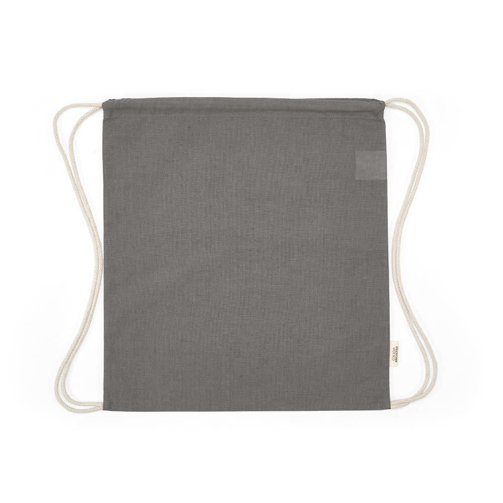 Gym bag à personnaliser coton recyclé 140g Lhotse Gris