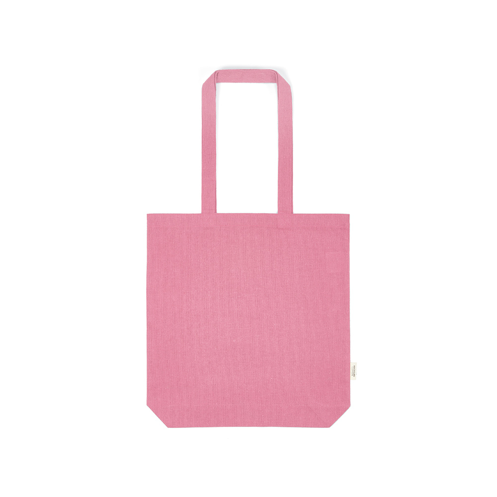 Shopping bag publicitaire coton recyclé 180g Annapurna Rose