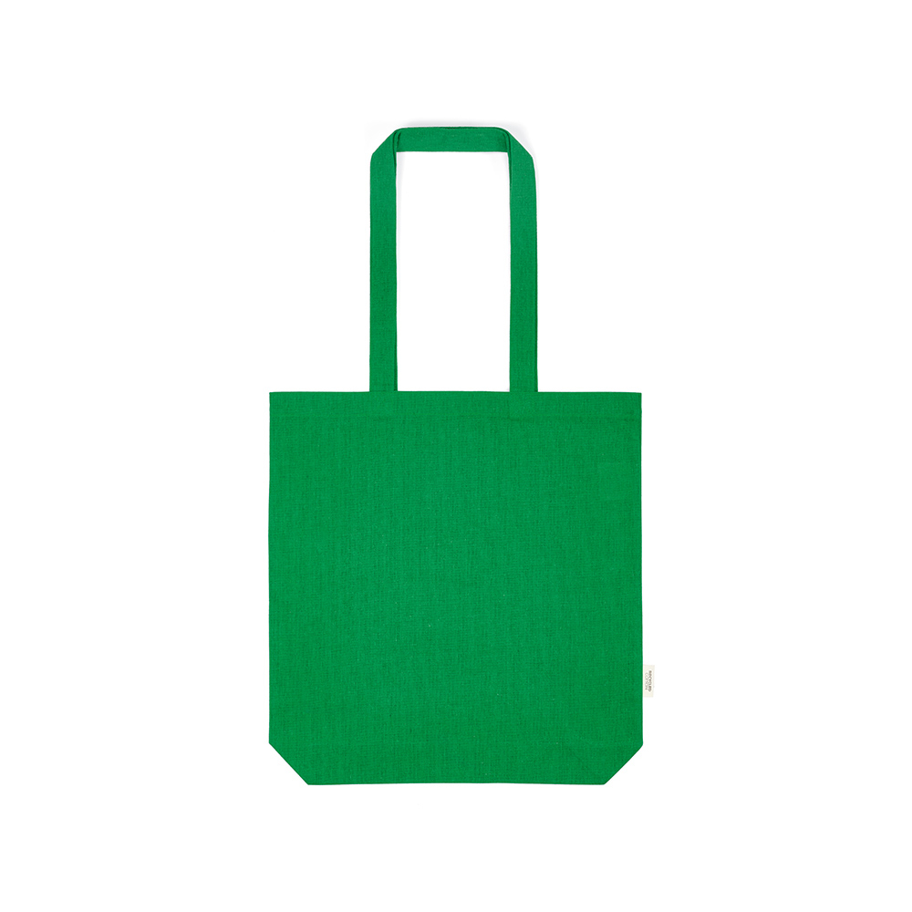 Shopping bag publicitaire coton recyclé 180g Annapurna Vert