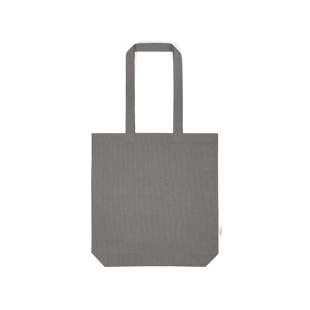 Shopping bag publicitaire coton recyclé 180g Annapurna Gris