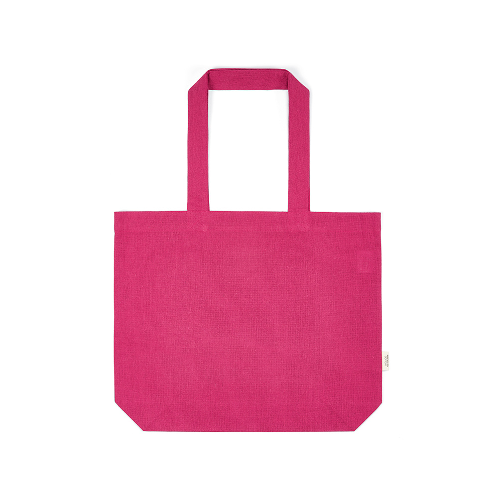 Sac cabas coton recyclé 180g prommotionel Kilimanjaro Fuchsia