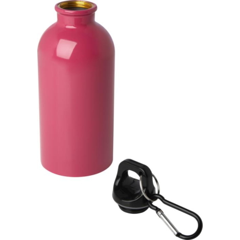 Gourde publicitaire 400ml simple paroi inox recyclé RCS Oregon
