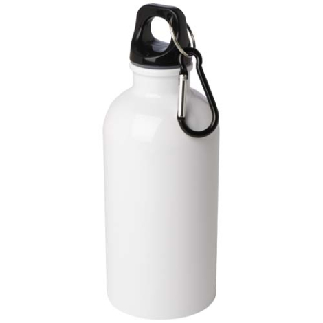Gourde publicitaire 400ml simple paroi inox recyclé RCS Oregon