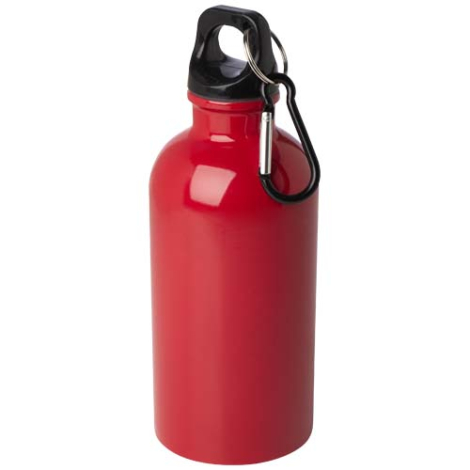 Gourde publicitaire 400ml simple paroi inox recyclé RCS Oregon