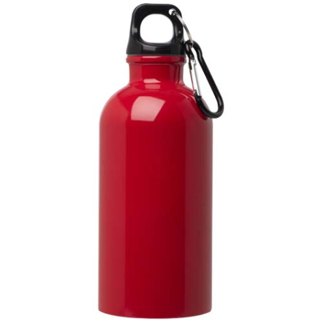Gourde publicitaire 400ml simple paroi inox recyclé RCS Oregon