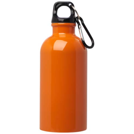 Gourde publicitaire 400ml simple paroi inox recyclé RCS Oregon