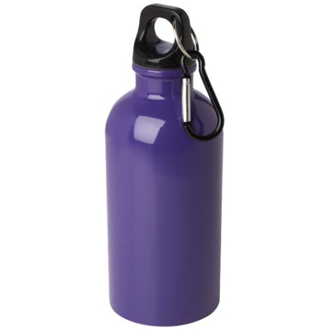 Gourde publicitaire 400ml simple paroi inox recyclé RCS Oregon