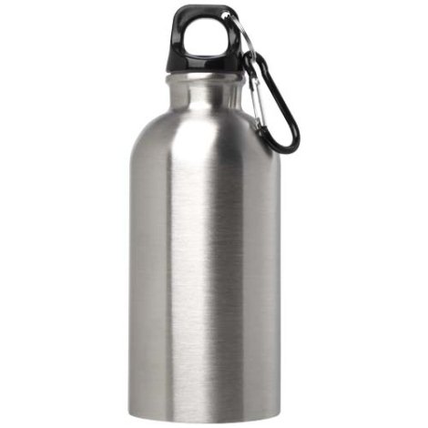 Gourde publicitaire 400ml simple paroi inox recyclé RCS Oregon