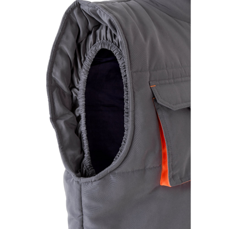 Gilet personnalisable rembourré bicolore multipoche NERGAL VELILLA