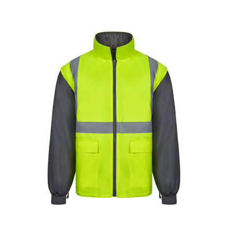 Parka 4 en 1 bicolore personnalisable finition PU JUNO VELILLA