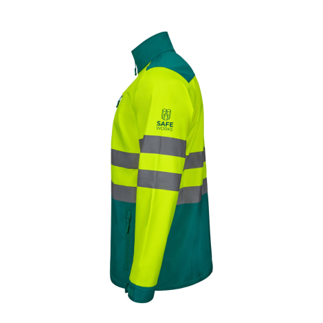 Veste softshell normée bicolore personnalisable HESTIA VELILLA