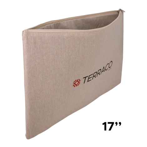 Pochette ordinateur 17" personnalisable recyclée