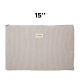 Pochette ordinateur velour personnalisable 15"