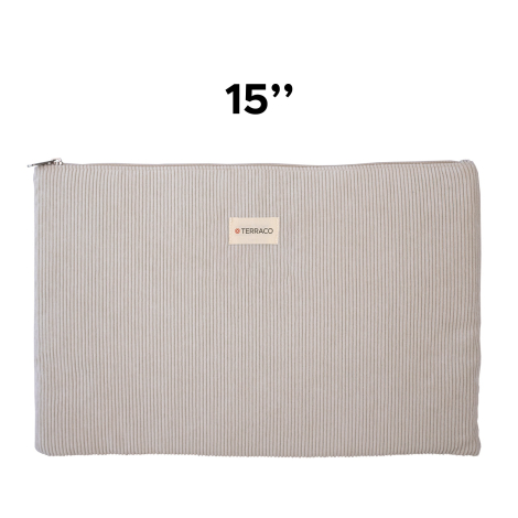 Pochette ordinateur velour personnalisable 15"