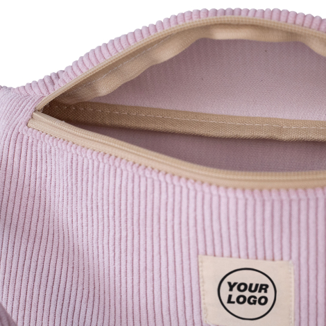 Sac banane en velours personnalisable