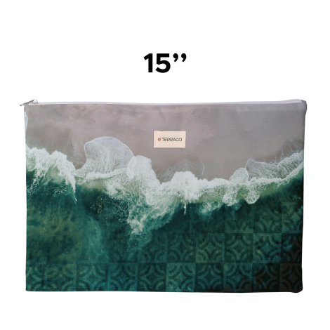 Pochette laptop recyclée personnalisable - 15"