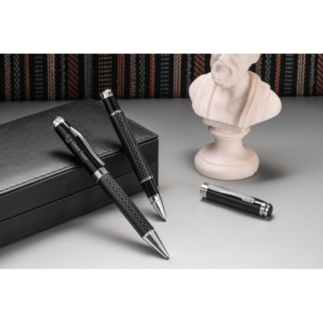 Kit roller et stylo à bille publicitaire CHESS
