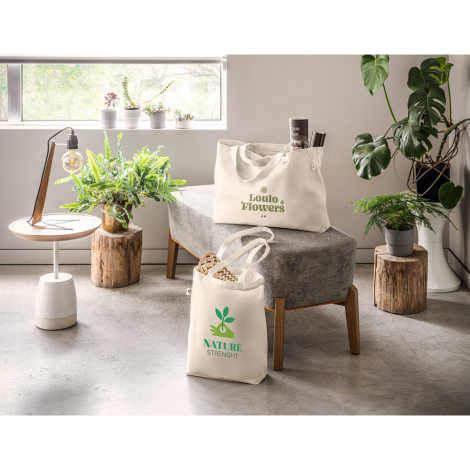 Sac en coton recyclé personnalisé et rPET 280g HARBOR