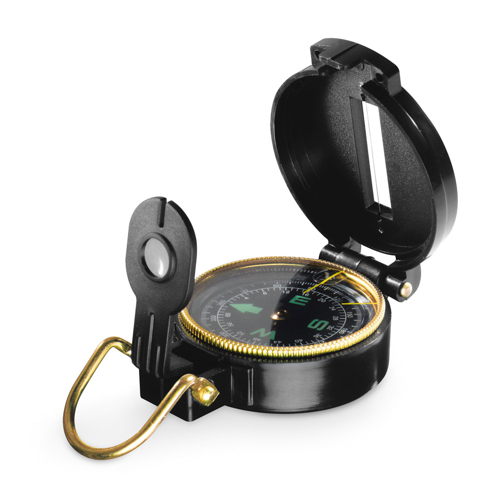 Boussole promotionnelle en ABS ZIKMUND Noir
