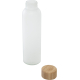 Bouteille en verre promotionnelle 500ml couvercle bambou Lume