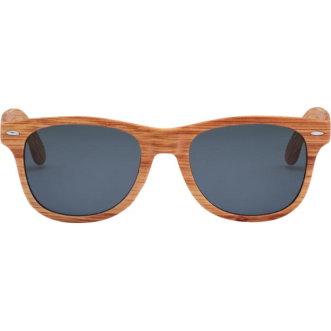 Lunettes de soleil promotionnelles effet bois Mira