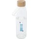 Bouteille en verre à personnaliser 500ml couvercle bambou Porto