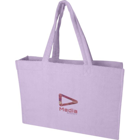 Sac shopping publicitaire en tissu éponge recyclé 13L Siam