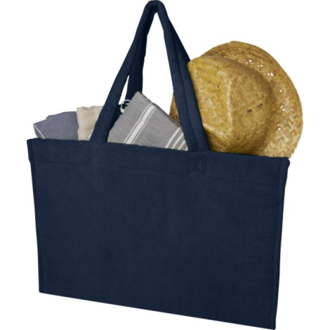 Sac shopping publicitaire en tissu éponge recyclé 13L Siam