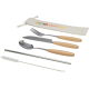 Set de couverts personnalisable bambou et inox avec pochette coton Root