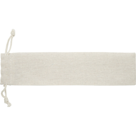 Set de couverts personnalisable bambou et inox avec pochette coton Root
