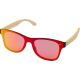 Lunettes de soleil publicitaires avec branches en bambou Tan