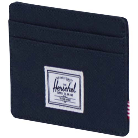 Porte-cartes RFID à personnaliser en tissu recyclé Charlie Herschel