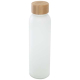 Bouteille en verre promotionnelle 500ml couvercle bambou Lume