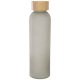 Bouteille en verre promotionnelle 500ml couvercle bambou Lume