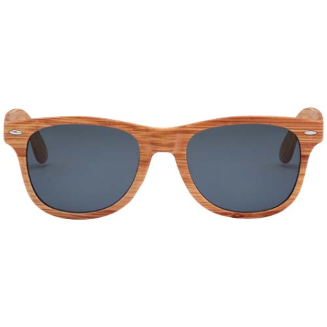 Lunettes de soleil promotionnelles effet bois Mira