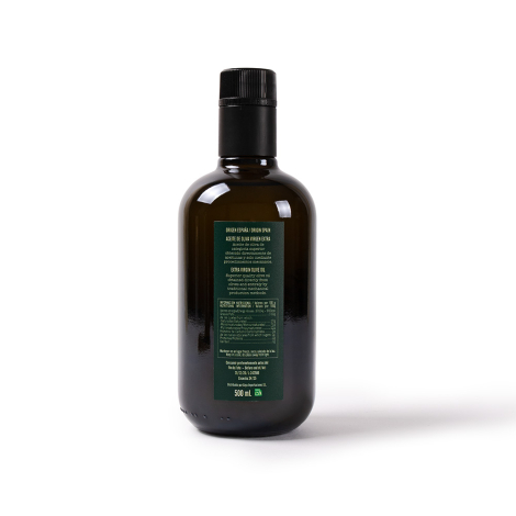 Bouteille 500ml d'huile d'olive promotionnelle ELIA