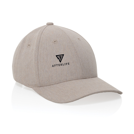 Casquette personnalisée 6 panneaux coton recyclé 200g Milo