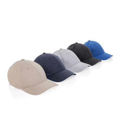 Casquette personnalisée 6 panneaux coton recyclé 200g Milo
