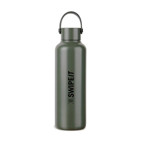 Bouteille publicitaire isotherme en acier recyclé 600ml Vinga