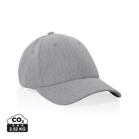 Casquette personnalisée 6 panneaux coton recyclé 200g Milo