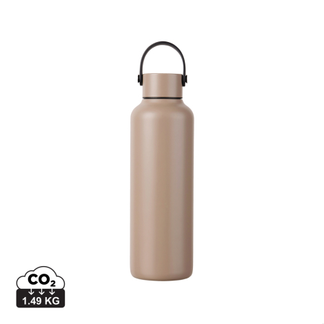 Bouteille publicitaire isotherme en acier recyclé 600ml Vinga