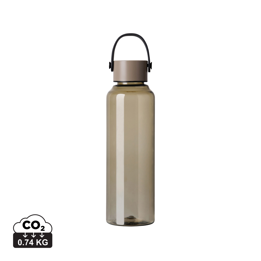 Bouteille personnalisée 550ml en rPET avec poignée élégante Vinga Greige