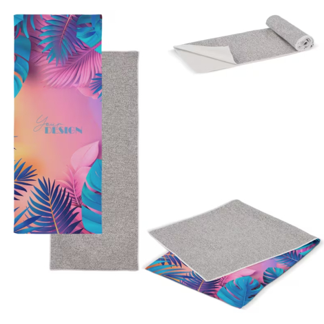 Serviette à séchage rapide promotionnelle rPET 30×80 cm