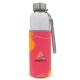Bouteille d’eau en verre 500ml avec fourreau publicitaire