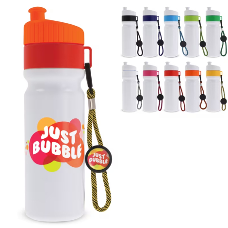 Bidon de sport personnalisé 750ml avec cordon