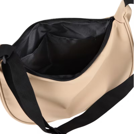 Sac bandoulière demi-lune promotionnel rPET 600D enduit PU