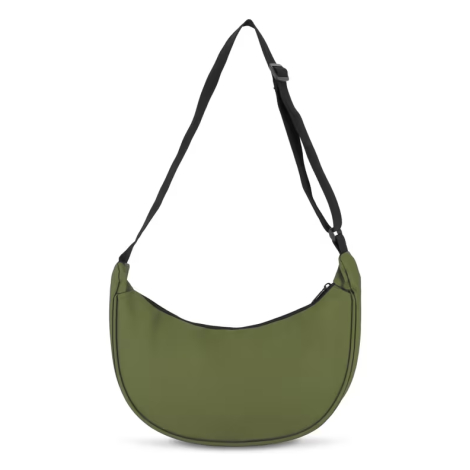 Sac bandoulière demi-lune promotionnel rPET 600D enduit PU