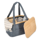 Panier pliable avec sac isotherme amovible à personnaliser Sogne