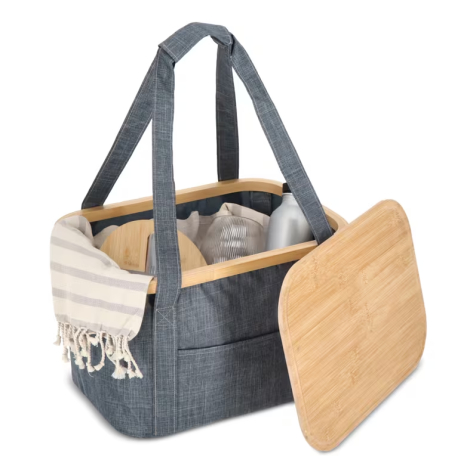 Panier pliable avec sac isotherme amovible à personnaliser Sogne