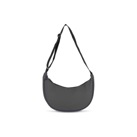 Sac bandoulière demi-lune promotionnel rPET 600D enduit PU